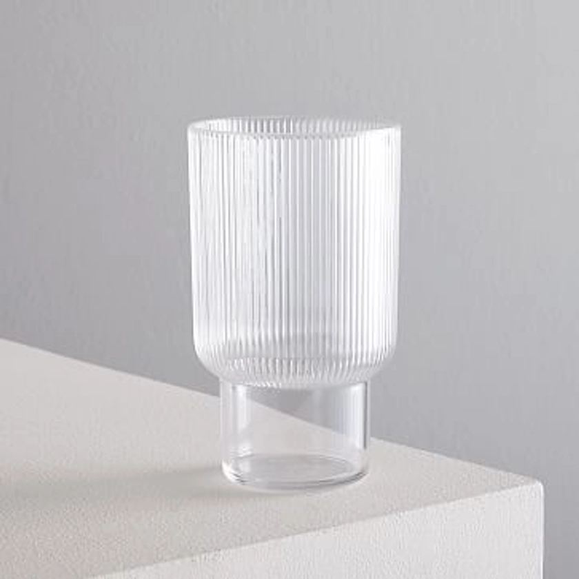 Fluted Acrylic Drinking Glasses | West Elm