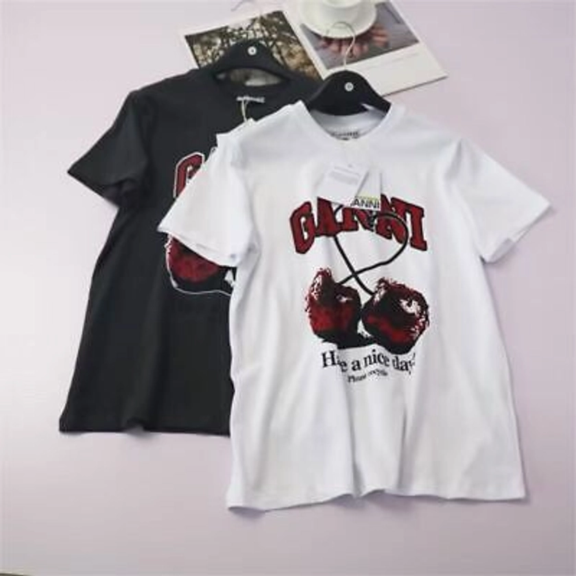 New Authentic Short Sleeve Cherry Tops Shirts T-Shirt QAW | eBay