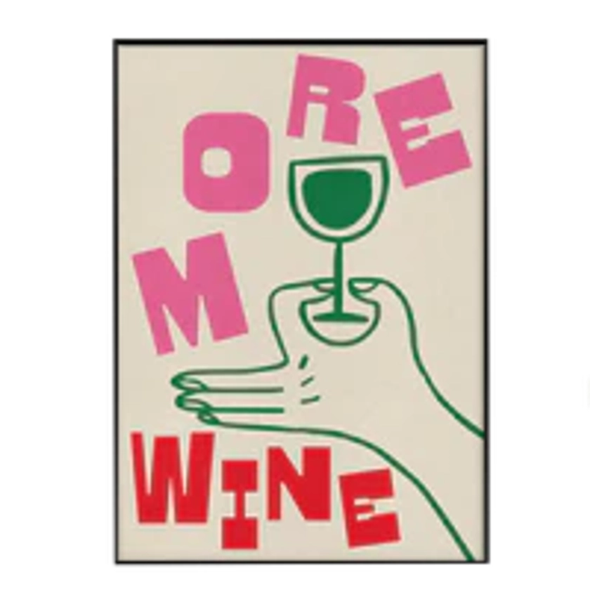 Affiche More Wine