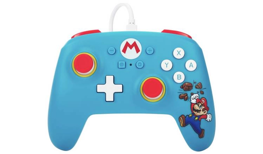 PowerA Nintendo Switch Wired Controller - Punching Mario