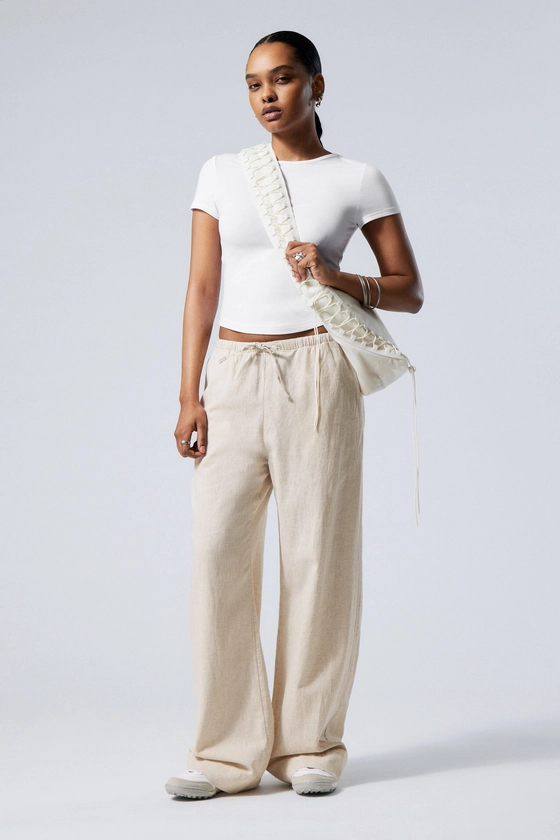 Mia Linen Mix Trousers