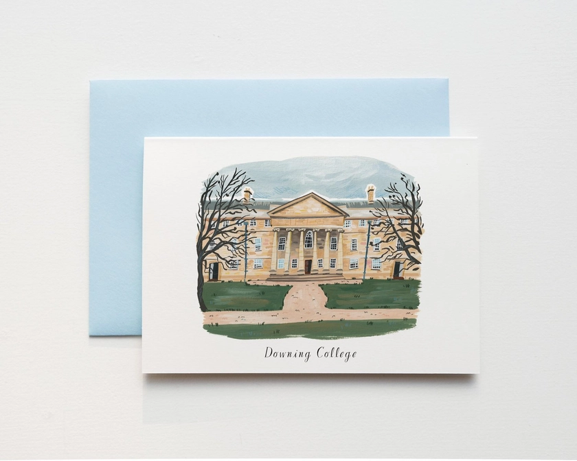 Downing College Greeting Card, Cambridge University — Sarah Beth Hsieh Illustration / Cambridge Artist