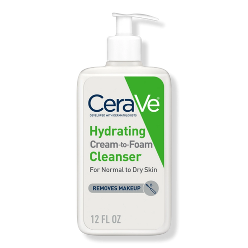 Hydrating Cream-to-Foam Face Wash for Balanced to Dry Skin