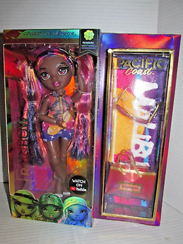 Rainbow High Pacific Coast Phaedra Westward Fashion Doll Sunset Purple