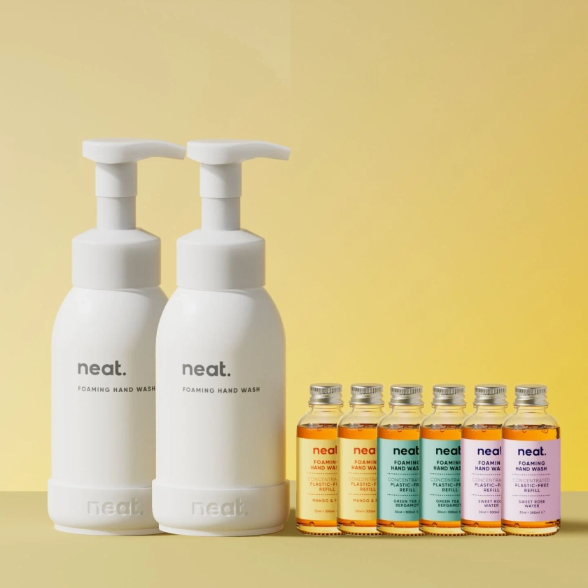 Neat | The neat. Hand Wash Starter Pack | Refillable Sustainable Cleaning