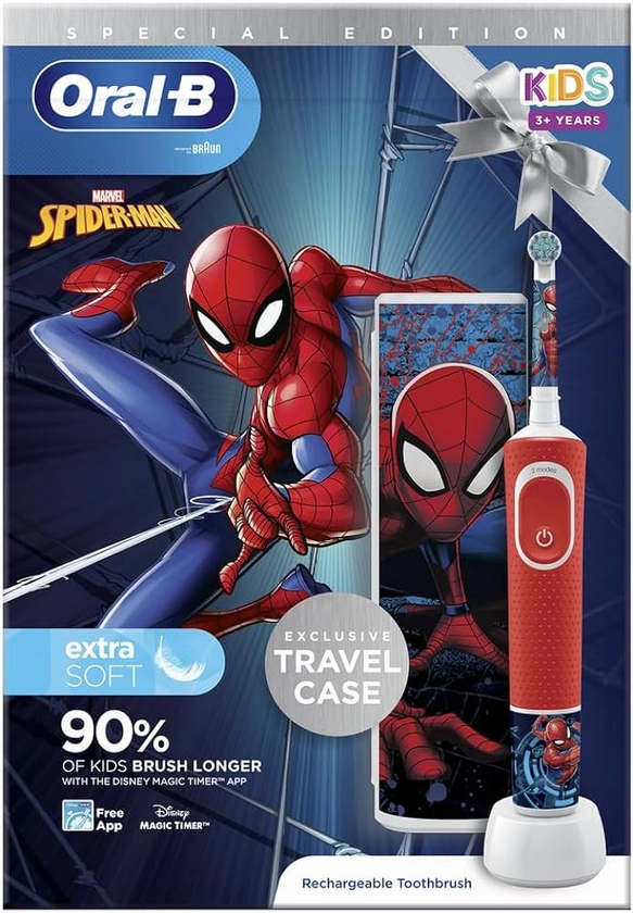 Oral-B Electric Toothbrush, Spiderman, Old