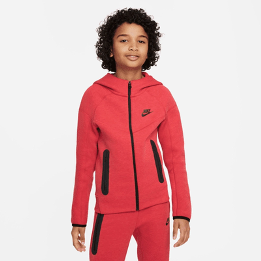 Nike Sportswear Tech Fleece Older Kids' (Boys') Full-Zip Hoodie. Nike CA