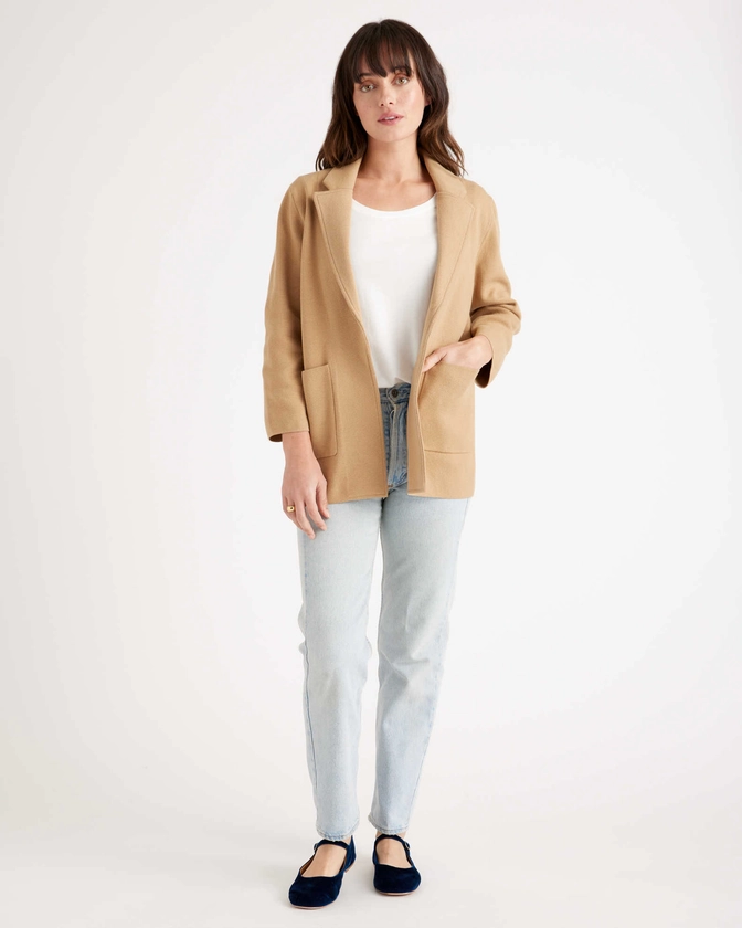 100% Organic Cotton Knit Blazer