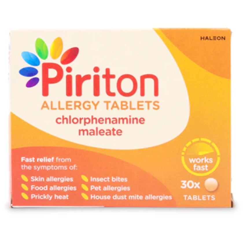 Piriton Allergy 30 Tablets | medino