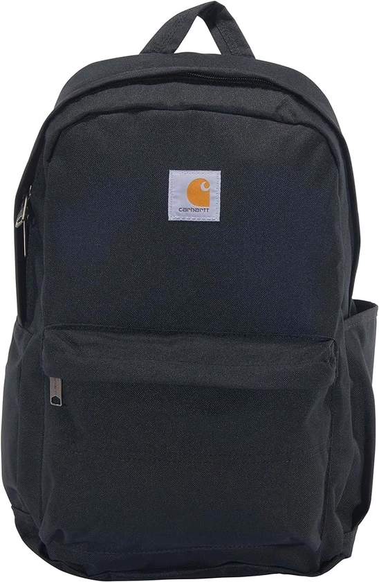Carhartt 21L Backpack, Durable Water-Resistant Pack with Laptop Sleeve, Black, One Size