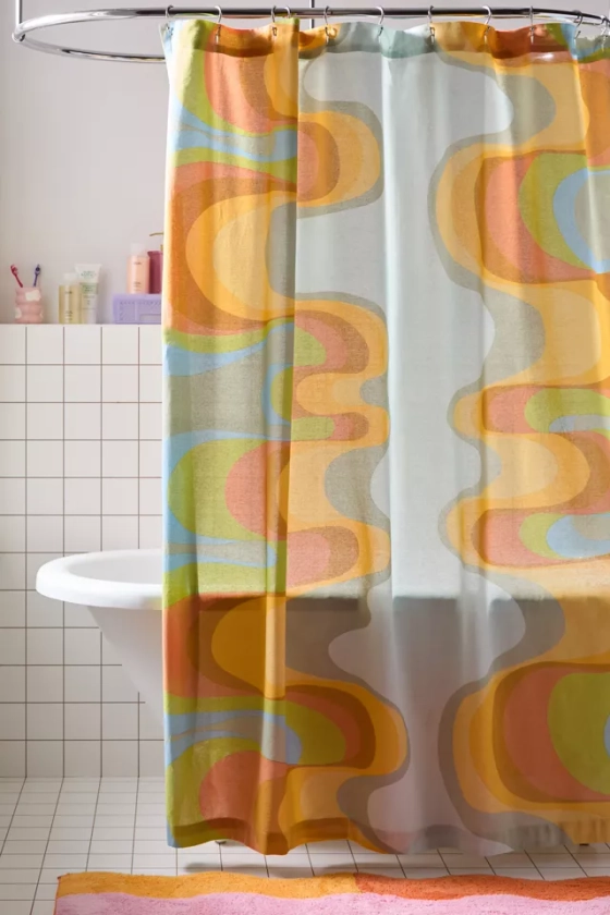 Arlo Swirl Shower Curtain
