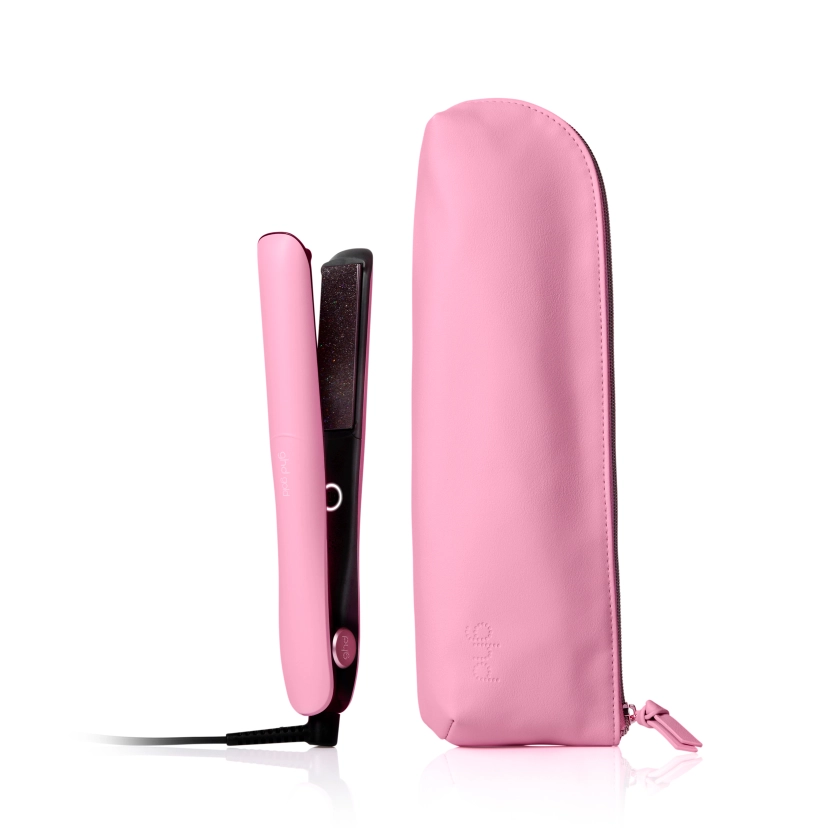 NEW GHD GOLD HAIR STRAIGHTENER IN FONDANT PINK