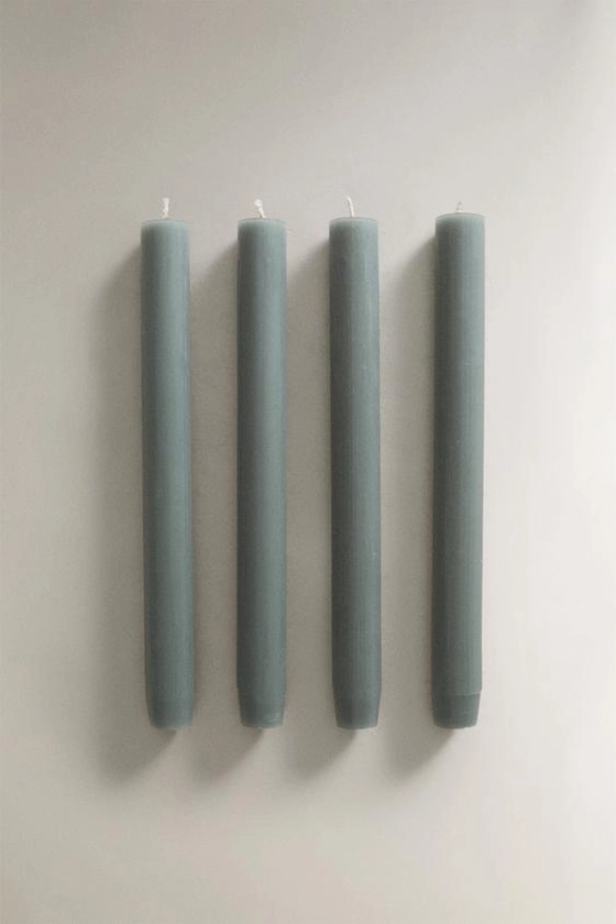 LONG CYLINDRICAL CANDLE (PACK OF 4)