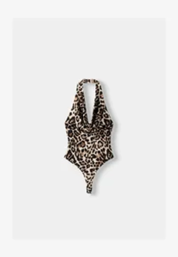 Bershka DRAPED HALTER - Débardeur - multi coloured/multicolore - ZALANDO.FR