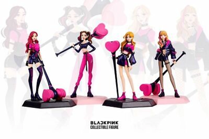 Blackpink Official Goods Limited 4 Figure Set LISA Jennie Jisoo Rose +Tracked | eBay