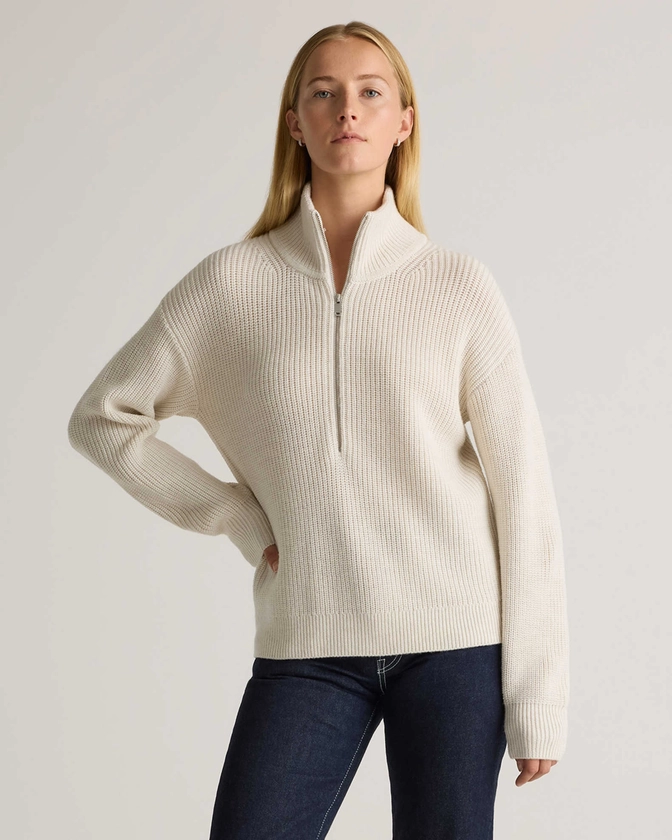 Australian Merino Wool Half Zip Sweater