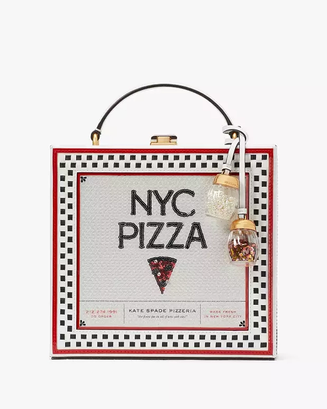 Slice 3d Pizza Box Top Handle Bag | Kate Spade New York