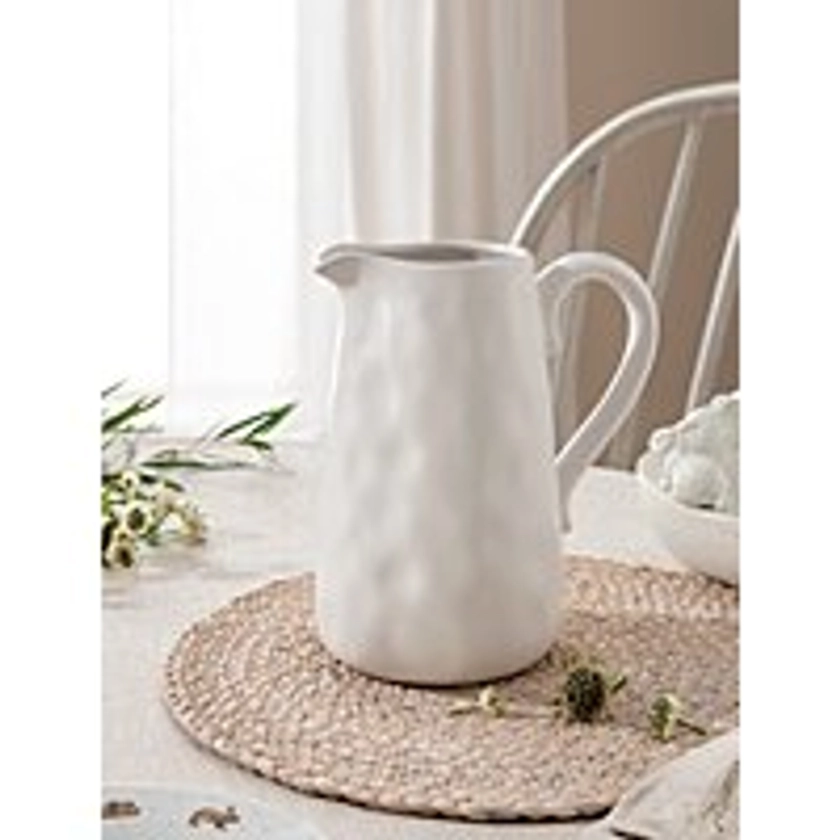 Stacey Solomon White Ceramic Dimpled Jug | Home | George at ASDA