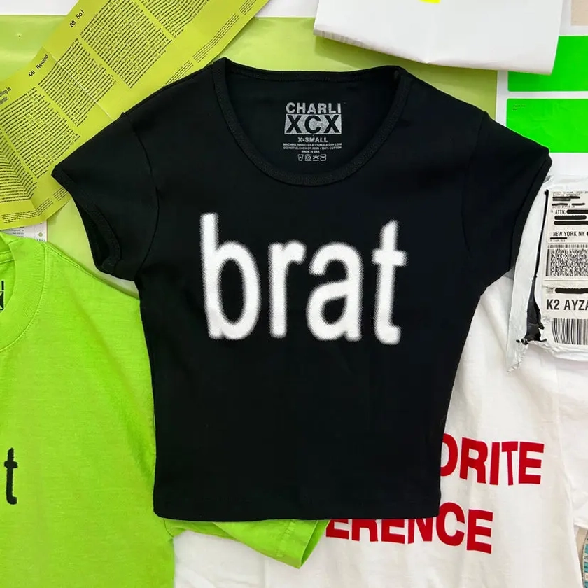 Spotify - BRAT (baby tee)