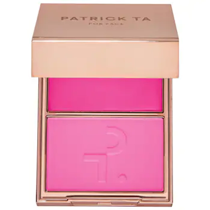 Major Headlines Double-Take Crème & Powder Blush Duo - PATRICK TA | Sephora