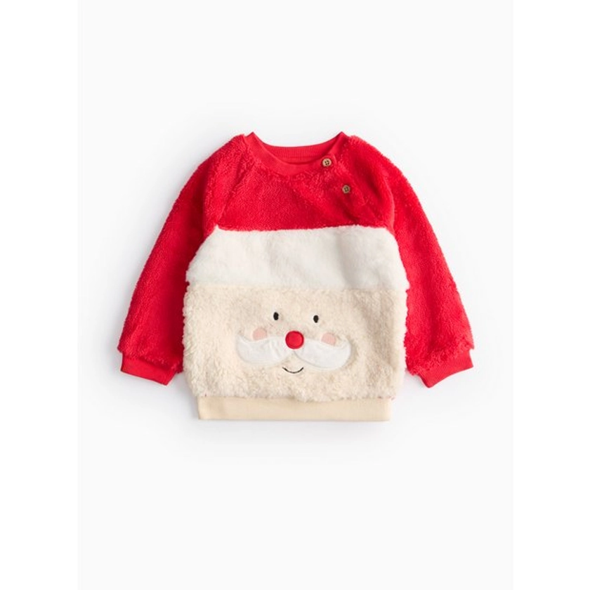 Buy Novelty Christmas Santa Borg Fleece Jumper 12-18 months | Tops | Tu