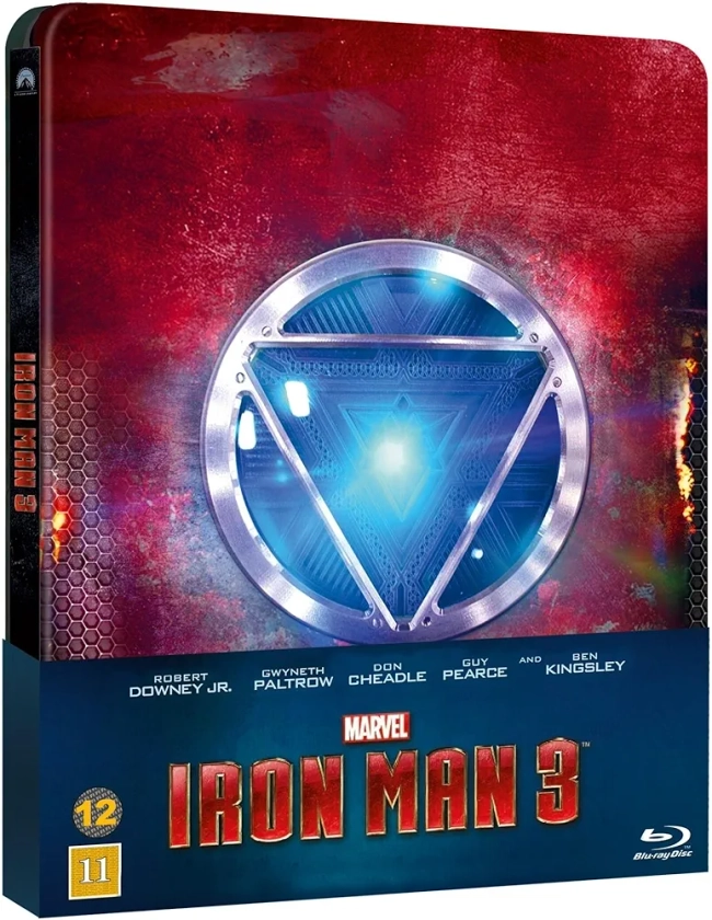 Marvel Studios: Iron Man 3 (Limited Collector's Edition Steelbook) ( Blu-ray | 1-Disc): Amazon.in: Robert Downey Jr., Guy Pearce, Gwyneth Paltrow, Don Cheadle, Rebecca Hall, Jon Favreau, Shane Black, Kevin Feige, Mitchell Bell: Movies & TV Shows