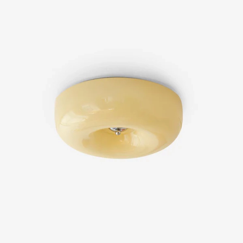 Cream Pudding Ceiling Lamp