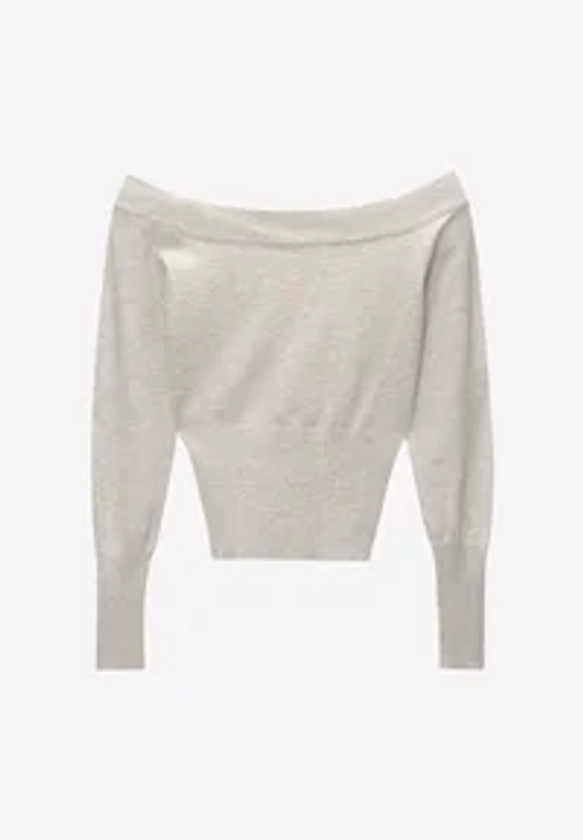 PULL&BEAR BARDOT - Pullover - light grey/gris clair - ZALANDO.FR