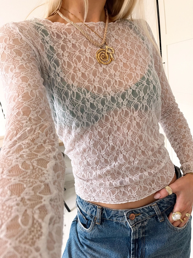 AUGUST LACE TOP