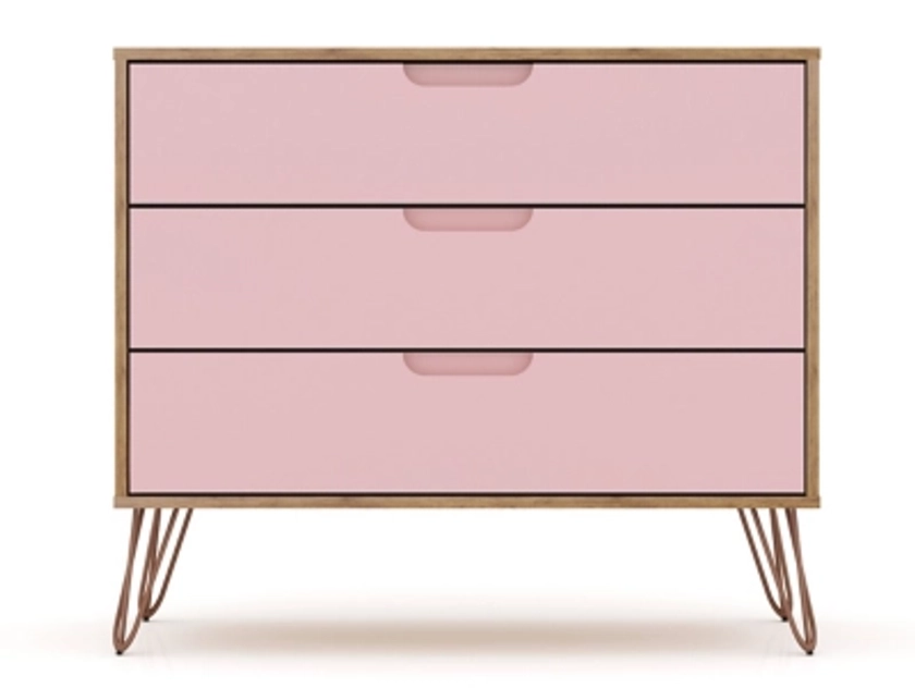 Modern Three Drawer Dresser | Ashley
