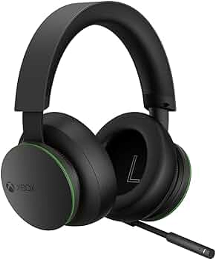 Microsoft Xbox Wireless Headset - Bluetooth Connectivity - for Xbox Series X|S, XBX1, & Windows 10 - Feat. Auto- mute & voice isolation - Comfortable intuitive design - Up to 15 hr battery life