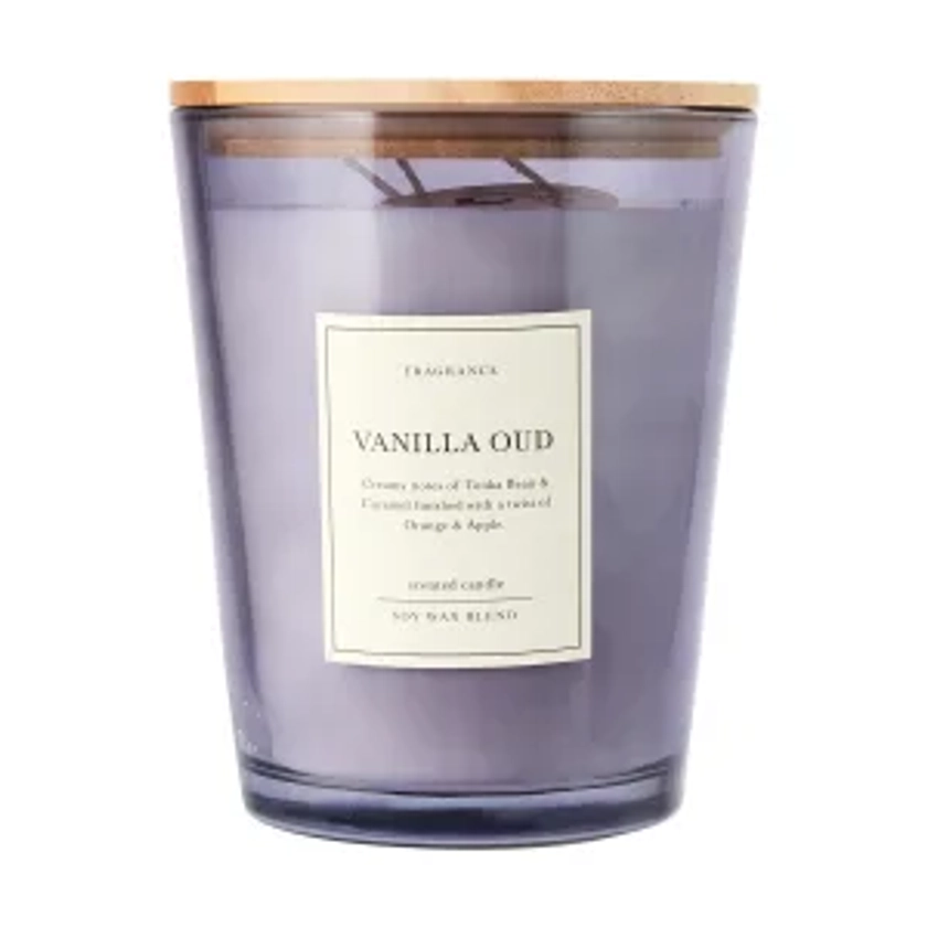 XL Vanilla Oud Soy Wax Blend Scented Candle