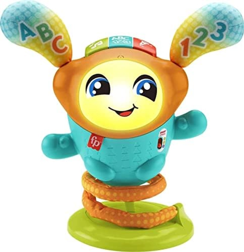 Amazon.com: Fisher-Price Interactive Baby and Toddler Learning Toy with Music, Lights and Bouncing Action, DJ Bouncin’ Beats ​ : Toys & Games