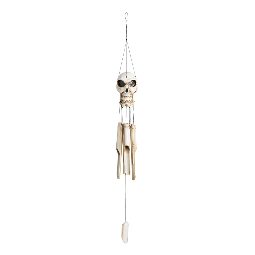 Bamboo Skull Wind Chime - World Market