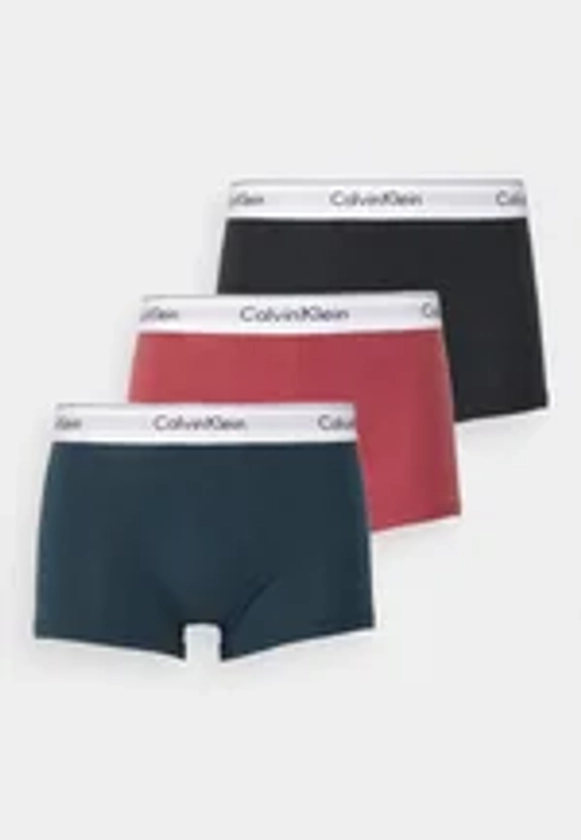 Calvin Klein Underwear TRUNK 3 PACK - Shorty - mid navy/rasp blush/blue graphite/bleu marine - ZALANDO.FR