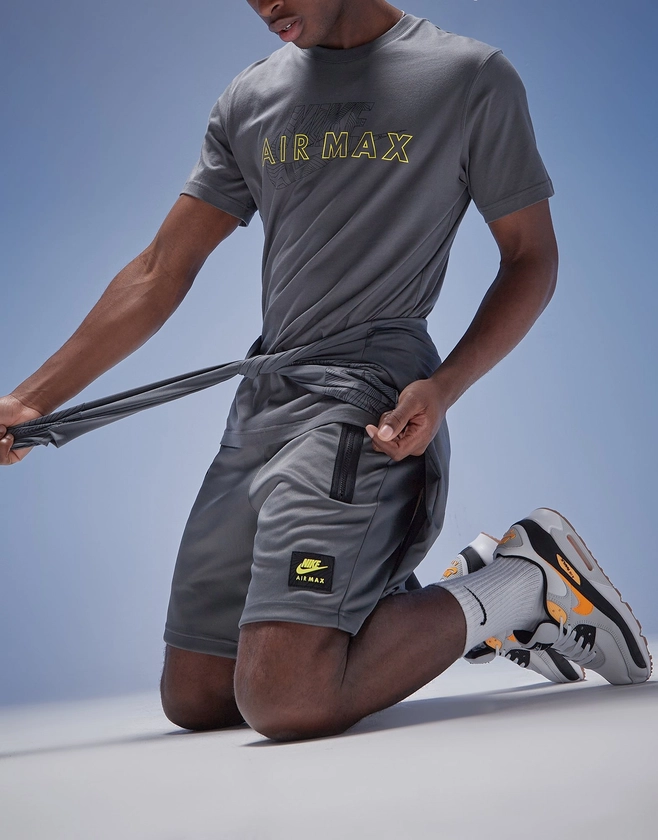 Grey Nike Air Max Polyknit Shorts | JD Sports UK 