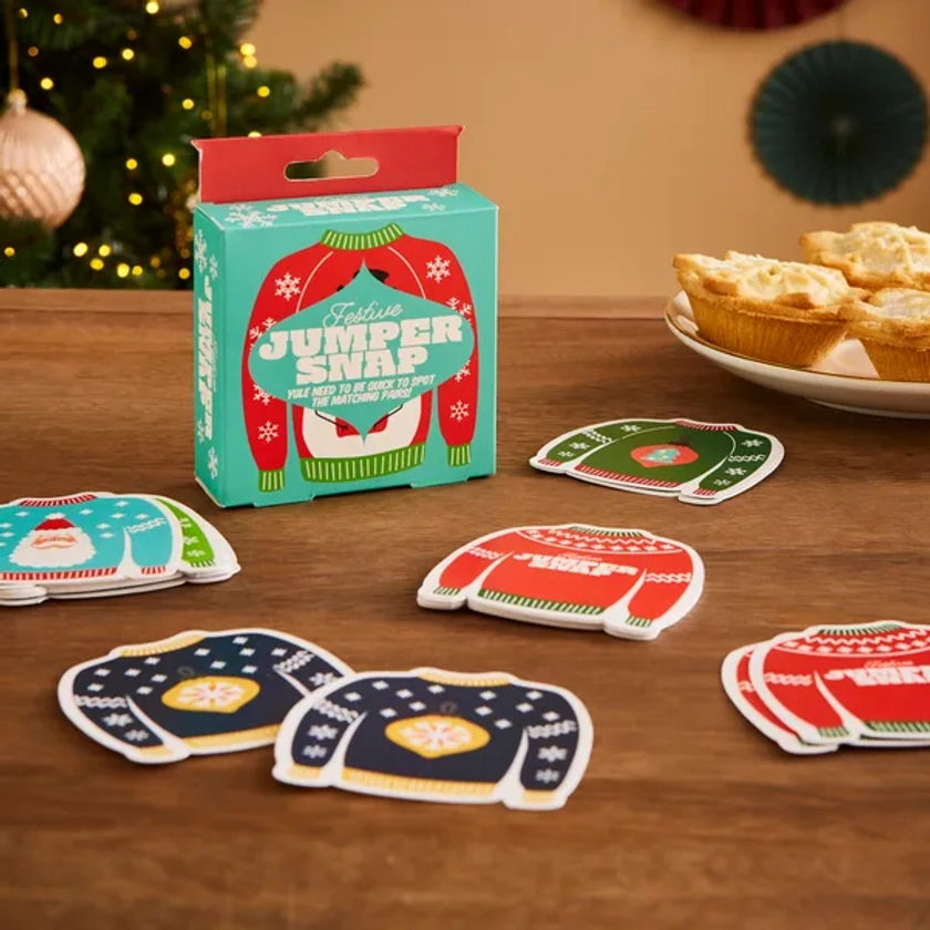 Festive Jumper Snap Playing Cards