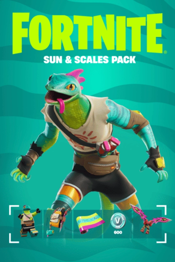 Buy Fortnite - Sun & Scales Pack + 600 V-Bucks Xbox key! Cheap price | ENEBA