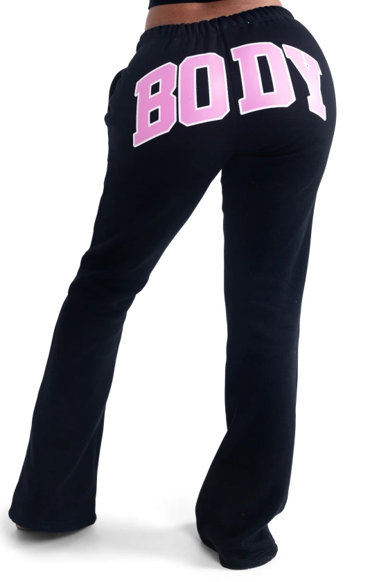 BACKSHOT SWEATPANTS 2.0 (BLACK/PINK)