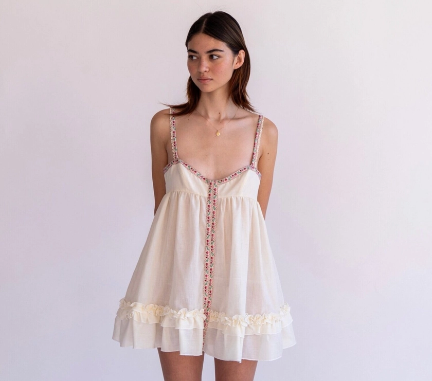 Cotton Mini Dress — VivaCarpe