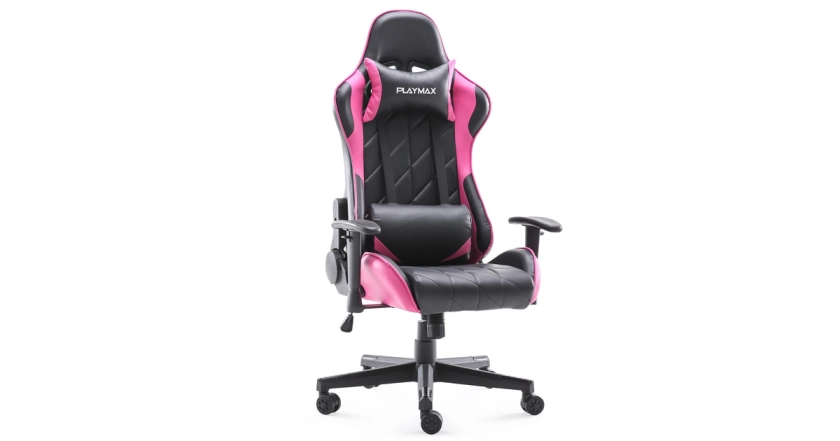 Playmax Elite Gaming Chair - Pink and Black | Office Chairs | Furniture