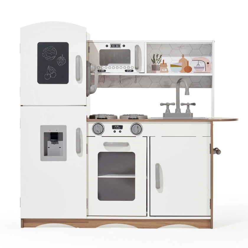 Modern Kids Play Kitchen - White | For 3+ year olds