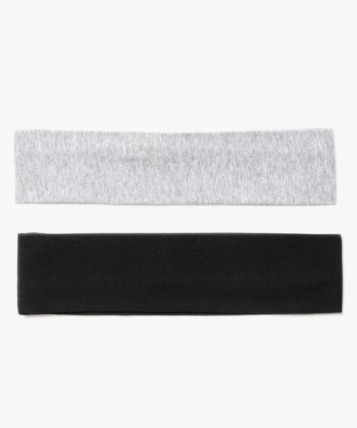 Bandeau à cheveux femme uni (lot de 2)