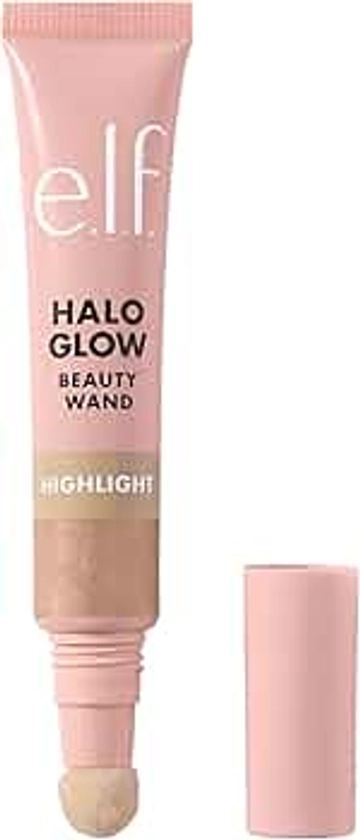 e.l.f. Halo Glow Highlight Beauty Wand, Liquid Highlighter Wand For Luminous, Glowing Skin, Buildable Formula, Vegan & Cruelty-free,Champagne Campaign