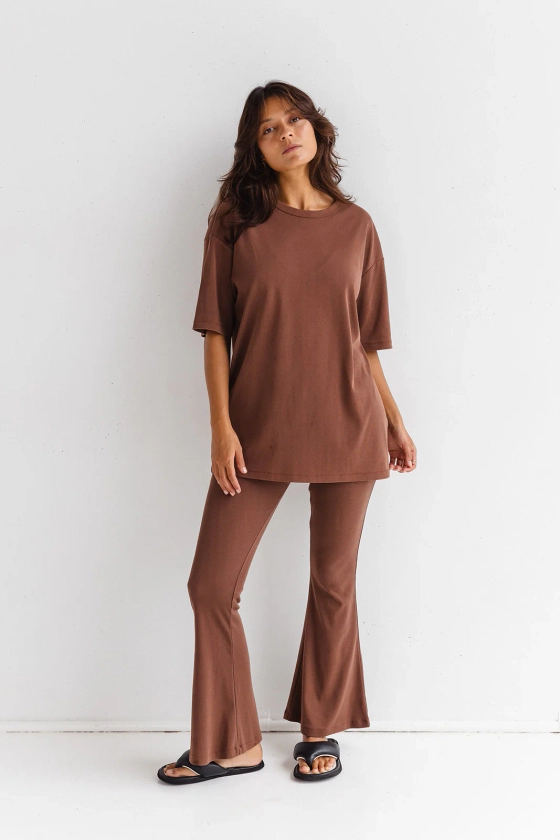 by CW | LOUNGE PANTS - COFFEE | COCOWILLOW