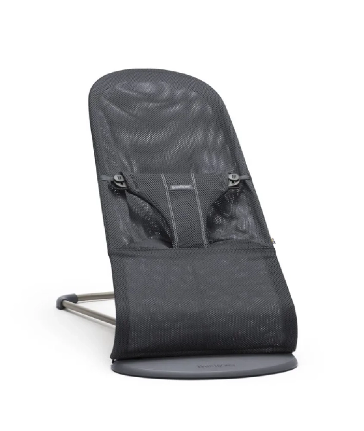 BabyBjorn Bouncer Bliss Mesh Anthracite | Rockers & Bouncers | Baby Bunting AU