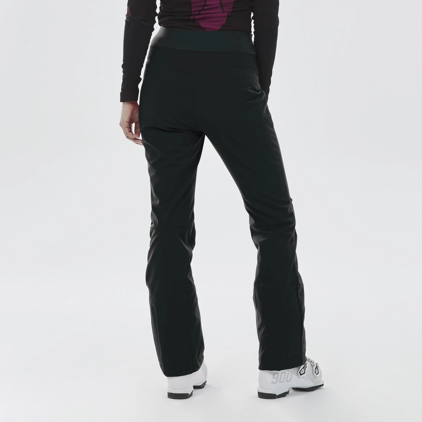 Pantalon de ski chaud et ajusté femme, 500 noir