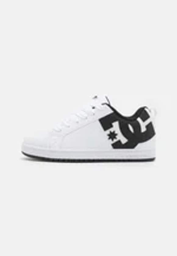 DC Shoes COURT GRAFFIK - Skateschoenen - white/black basic/wit - Zalando.be