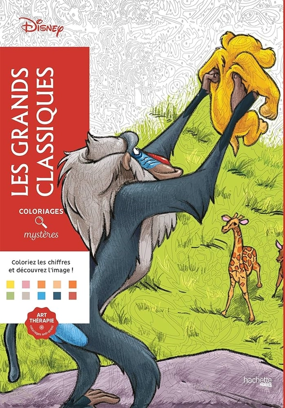 Amazon.fr - Coloriages mystères Disney - Les Grands classiques - Mariez, Jérémy - Livres
