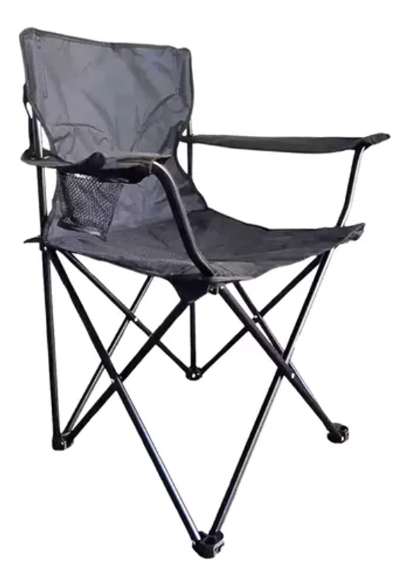 Silla Camping Sillon Director Plegable Con Portavaso Y Bolso